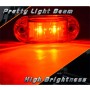 10 PCS 10-30V Car Truck Trailer Piranha LED Side Marker Blinker Lights Bulb, Red Light