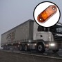 10 PCS Car Truck Trailer Piranha LED Side Marker Indicator Lights Bulb Lamp, Light Color: Yellow