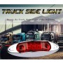 10 PCS DC 10-30V Car Truck Trailer Piranha 3-LED Side Marker Indicator Lights Bulb Lamp, Light Color: Red