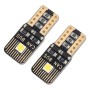 2 PCS T10 / W5W / 168 / 194 DC12V / 1.3W / 6000K / 110LM 2LEDs SMD-3030 Car Clearance Light, with Decoder (White Blue)