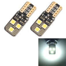 2 шт. T10 / W5W / 168/194 DC12V / 1,6 Вт / 6000K / 110LM 6LEDS SMD-3030 Освещение зазора автомобиля с декодером (белый свет)