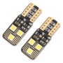 2 шт. T10 / W5W / 168/194 DC12V / 1,6 Вт / 6000K / 110LM 6LEDS SMD-3030 Освещение зазора автомобиля с декодером (белый свет)