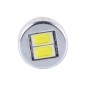 2PCS T10 3W SMD 5630 6 LED Car Clearance Lights Lamp, DC 12V(White Light)