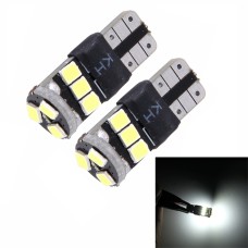 2 ПК, T10 5W SMD 2835 9 Светодиодные зазочные светильники, DC 12V (белый свет)