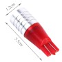 2 PCS T10 5W CREE 1 LED Red Light Clearance Light.DC 12V.