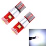 2 PCS T10 800 LM 6000K 10W CREE 3 LED White Light Clearance Light.DC 12V.