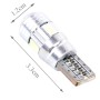 2pcs T10 3W White Light 6 SMD 5630 Светодиодный светодиод без ошибок CANBUS CAR LAMPANCE LAMP, DC 12V