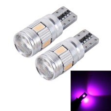 2PCS T10 3W 6 SMD 5630 LED Error-Free Canbus Car Clearance Lights Lamp, DC 12V