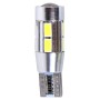 2 ПК T10 6W Белый свет 10 SMD 5630 Светодиодный светодиод без ошибок Canbus Car Lames Lampe, DC 12V