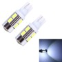 2 ПК T10 6W White Light 10 SMD 5630 Светодиодный зазор