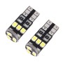 2 PCS T10/W5W/194/501 1.5W 90LM 6000K 9 SMD-3528 LED Bulbs Car Reading Lamp Clearance Light with Decoder, DC 12V