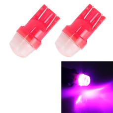 2 PCS T10/W5W/194/501/168 0.6W 35LM 6000K 2835-LED Bulbs Car Reading Lamp Clearance Light, DC 12V(Pink Light)