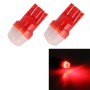 2 PCS T10/W5W/194/501/168 0.6W 35LM 6000K 2835-LED Bulbs Car Reading Lamp Clearance Light, DC 12V(Red Light)