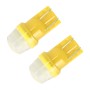 2 PCS T10/W5W/194/501/168 0.6W 35LM 6000K 2835-LED Bulbs Car Reading Lamp Clearance Light, DC 12V(Yellow Light)