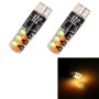 2 ПК W5W 194 T10 Multi Colors Cob 12 SMD RGB Светодиодные лампы с удаленным управлением клином боковые светильники Lamp