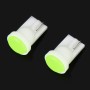 10 PCS T10/W5W/194/501/168 0.4W 20LM 6500K COB Bulbs Car Reading Lamp Clearance Light, DC 12V(Ice Blue Light)