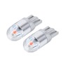 2 ПК, T10 2W 2 SMD-3030 Светодиодные зазочные светильники, DC 12V (красный свет)