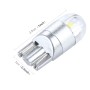 2 шт. T10 2W 150 LM 6000K 2 SMD-3030 Светодиодный зазор лампы, DC 12V (белый свет)