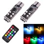 2 ПК W5W 194 T10 Multi Colors 10 SMD 3535 Светодиодный зазор.