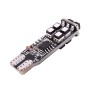 2 PCS W5W 194 T10 Multi Colors 10 SMD 3535 LED Car Clearance Light Marker Light with Remote Control, DC 12V