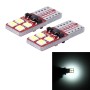 2 PCS T10 3W 300 LM 6000K Constant Current Car Clearance Light with 8 SMD-2835 Lamps, DC 9-18V(White Light)