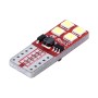 2 PCS T10 3W 300 LM 6000K Constant Current Car Clearance Light with 8 SMD-2835 Lamps, DC 9-18V(White Light)