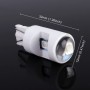 2 PCS T10 / W5W / 194 DC 12V 1.2W 6LEDs SMD-3030 Car Reading Lamp Clearance Light, with Projector Lens Light(Ice Blue Light)