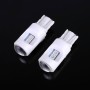 2 PCS T10 / W5W / 194 DC 12V 1.2W 6LEDs SMD-3030 Car Reading Lamp Clearance Light, with Projector Lens Light(Blue Light)