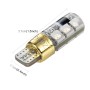 2 ПК, 3W Auto Flash Strobe Fade Fade Smooth Demote Controlse Collecty Clorful Lod Creamance Decorative Light с 6 SMD-5050 LED, DC 12V