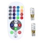 2 ПК, 3W Auto Flash Strobe Fade Fade Smooth Demote Controlse Collecty Clorful Lod Creamance Decorative Light с 6 SMD-5050 LED, DC 12V