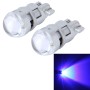 10 шт. T10 1W 50LM CAR CREANCE LIGHT с LAMP SMD-3030, DC 12V (синий свет)