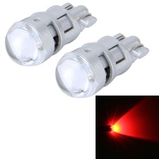 10 шт. T10 1W 50LM CAR CREANCE LIGHT с LAMP SMD-3030, DC 12V (красный свет)