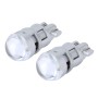 10 шт. T10 1W 50LM CAR CREANCE LIGHT с LAMP SMD-3030, DC 12V (теплый белый)