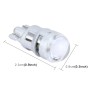 10 PCS T10 1W 50LM Car Clearance Light with SMD-3030 Lamp, DC 12V(Warm White)