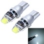 2 PCS T10 1W 100 LM 6000K Car Clearance Light with COB Lamp, DC 12V (White Light)