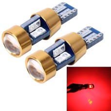 2 PCS T10 3W Error-Free Car Clearance Light with 19 SMD-3030 LED Lamp, DC 12V (Red Light)