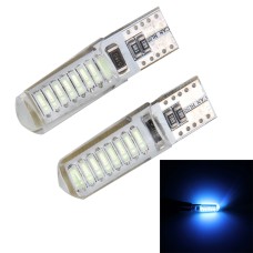 2pcs T10 3W 16 SMD-4014 Светодиодные светодиоды Лампы зазора автомобиля, DC 12V (Ice Blue Light)