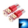 2 PCS T10 5W 27 SMD-3014 LEDs Car Clearance Light Lamp, DC 12V(Ice Blue)