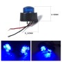 2 PCS 7LEDs Car Clearance Light Marker Light for Truck DC 12V(Blue Light)