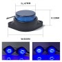 2 PCS 6LEDs Car Clearance Light Marker Light for Truck DC 24V(Blue Light)