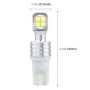 2 ПК T10 40W 800 LM 6000K CAR CAR CREANCE LIGHT LIGE LIGEL LIGEN LIGEN LIGNE с 8 Cree Lamp, DC 12V (белый свет)