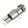 2 PCS T10 DC12V / 2.3W / 6000K / 180LM 10LEDs SMD-3030 Car Clearance Light, with Decoding