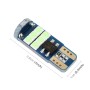 2 PCS T10 DC12 / 1W 9LEDs SMD-3030 Car Clearance Light(Ice Blue Light)