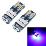 2 ПК T10 DC12 / 1W 9LEDS SMD-3030 CAR CREANCE LIGHT (синий свет)