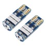 2 ПК T10 DC12 / 1W 9LEDS SMD-3030 CAR CREANCE LIGHT (синий свет)