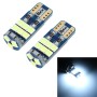 2 ПК T10 DC12 / 1W / 6000K / 80LM 9LEDS SMD-3030 CAR CREANCE LIGHT (белый свет)