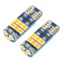 2 PCS T10 DC12 / 1W 9LEDs SMD-3030 Car Clearance Light(Yellow Light)