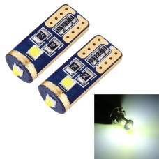 2 ПК T10 / W5W / 168/194 DC12V / 1,2 Вт / 6000K / 85LM 3LEDS SMD-3030.