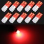 10 PCS T10 / W5W / 168 / 194 DC12V / 0.6W 1LEDs SMD-3030 Car Clearance Light (Red Light)