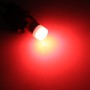 10 PCS T10 / W5W / 168 / 194 DC12V / 0.6W 1LEDs SMD-3030 Car Clearance Light (Red Light)